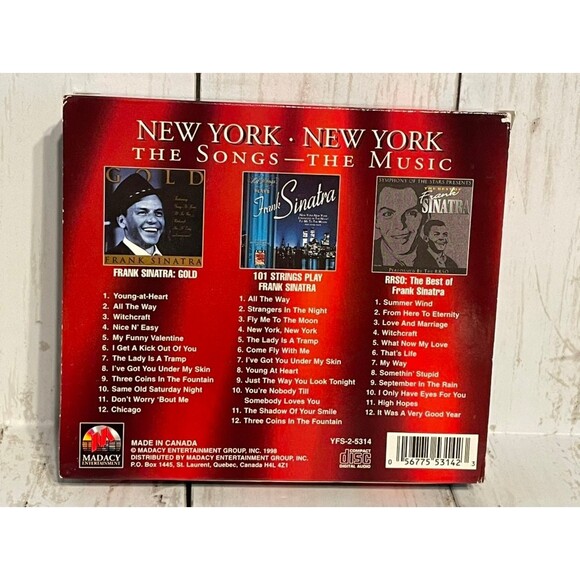 Frank Sinatra Gold: New York Box Set Frank Sinatra 101 Strings Orchestra - Picture 2 of 6